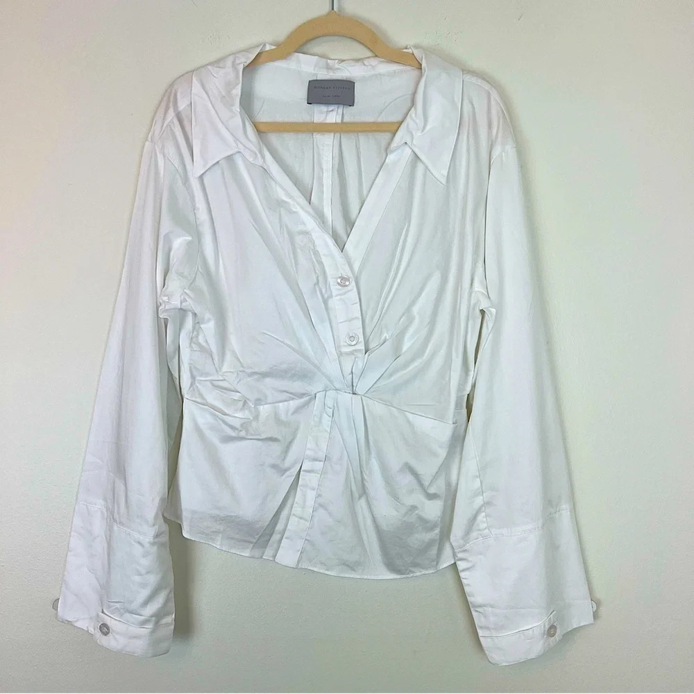 Modern Citizen Twist Front Collared Button Down S… - image 2